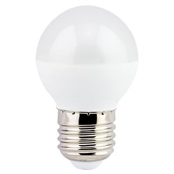 Лампа светодиодная Ecola globe   LED  7,0W G45  220V E27 4000K шар (композит) 82x45 K7GV70ELC - фото 4907