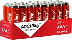 Батарейка алкалиновая Smartbuy LR03/4S (24/480)  (SBBA-3A24S) SBBA-3A24S - фото 5897
